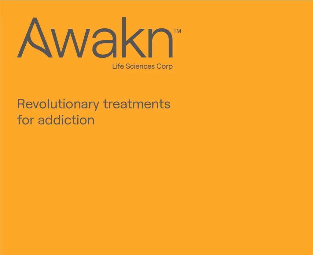 Healthcare PR strategy and Awakn Life Science Corp, by EatMoreFruit. Revolutionsing psychedelics for addiction and mental health.